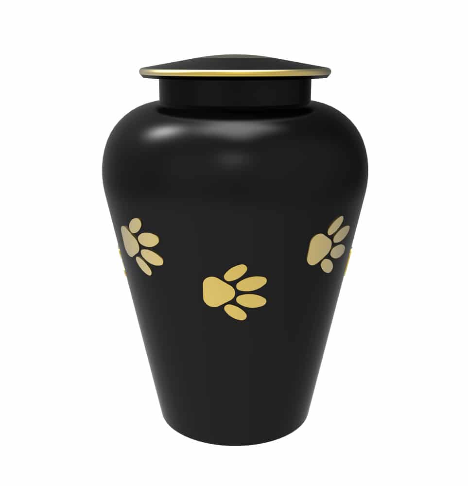 Black Cremation Urn For Cat Black Cremation Urn For Cat